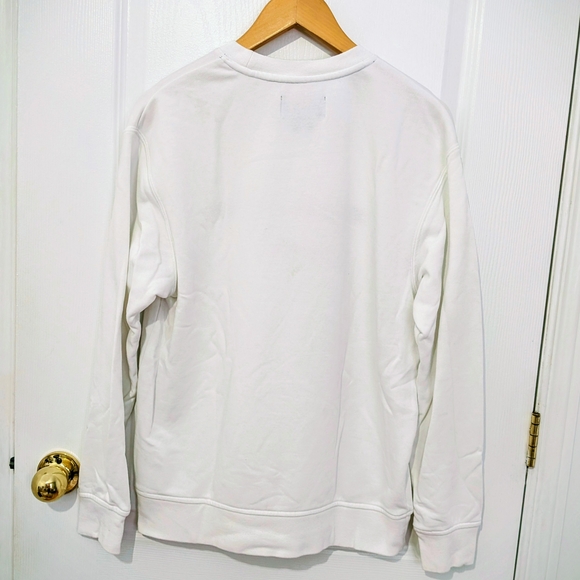 Air Jordan Flight Club Crewneck Sweatshirt White Official Member Graphic Size M - Picture 2 of 5